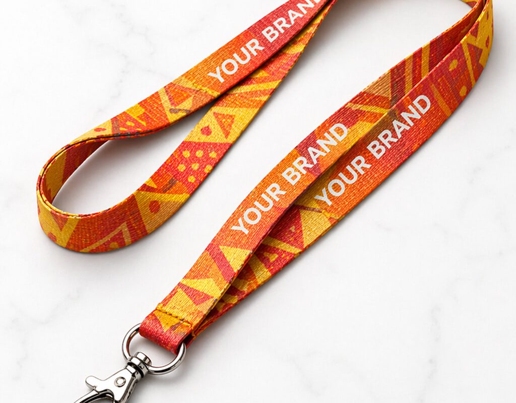 double-layer lanyard-with-carabiner