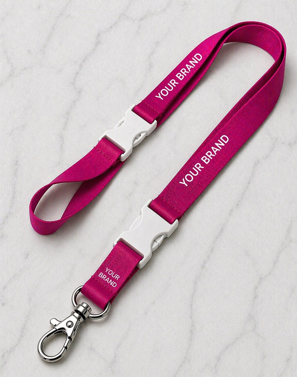 single-sided-printed-coloured-lanyard-with-detachable-buckle-and-safety breakaway